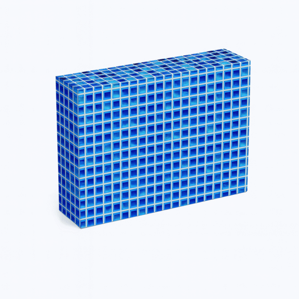 Vinil para Piscina Cipavinil Pastilha de Vidro Espessura 0,80 mm Pastilha 7,0 x 7,0 cm