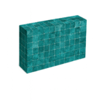 Vinil para Piscina Migale Iguana Verde Espessura 0,60 mm Pastilha 8,5 x 8,5 cm