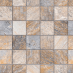 Vinil para Piscina Acqualiner Travertino Espessura 0,6 mm Pastilha 10 x 10 cm - Imagem 2