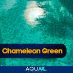 Vinil para Piscina Migale Chameleon Green Espessura 0,70 mm Pastilha 4,0 x 4,0 cm - Imagem 3