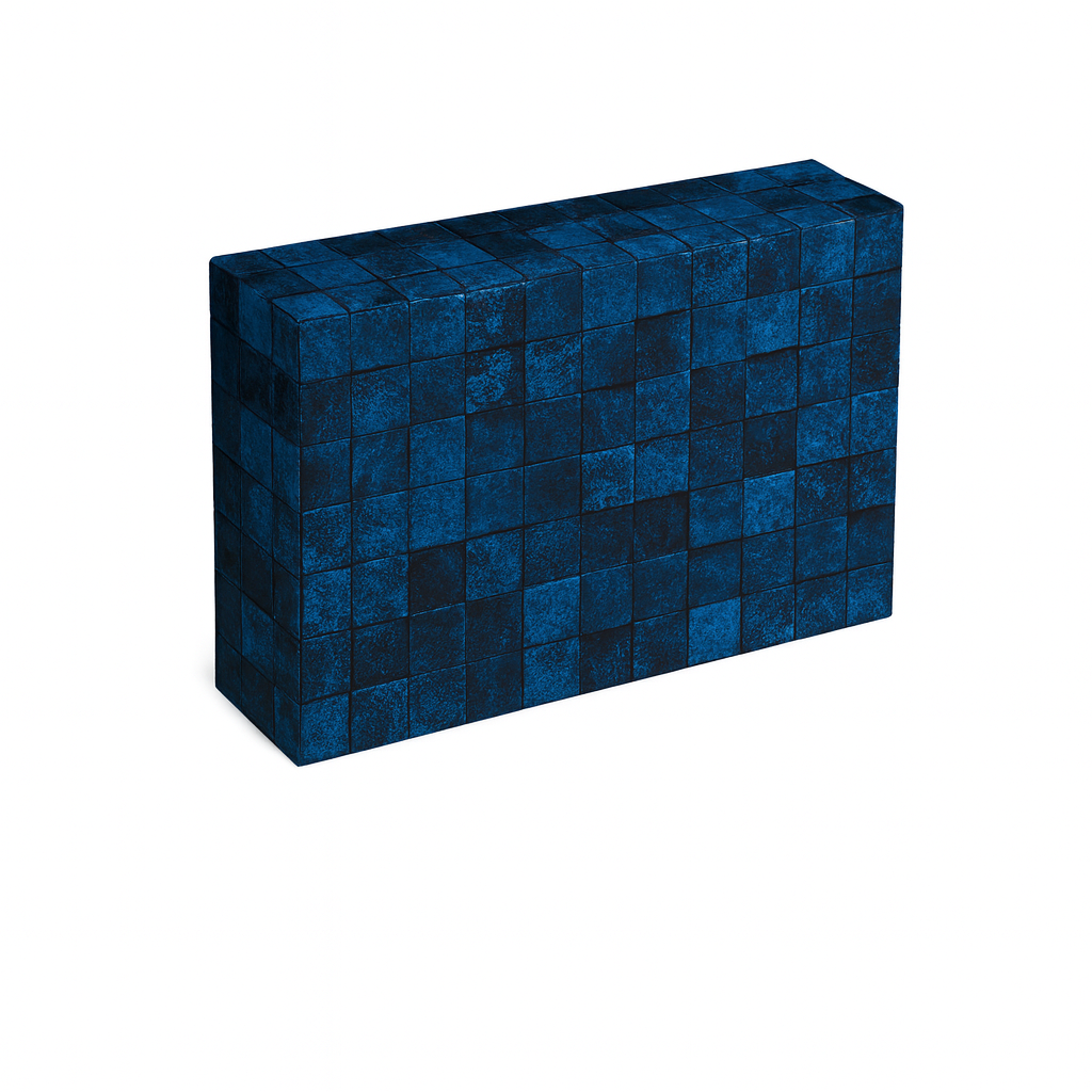 94eb4dc13564bf21da8ef14f555e650d.png Vinil para Piscina Migale Rock Blue Espessura 0,60 mm Pastilha 7,0 x 7,0 cm - Imagem 1