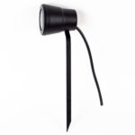 Espeto Jardim Luminária Com LED E Troca Cor Da Lente