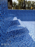 Vinil para Piscina Cipavinil Pastilha de Vidro Espessura 0,80 mm Pastilha 7,0 x 7,0 cm - Imagem 3