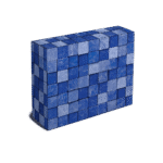 Vinil para Piscina Acqualiner Batu Blue Espessura 0,6 mm Pastilha 7,0 x 7,0 cm