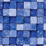 Vinil para Piscina Acqualiner Batu Blue Espessura 0,6 mm Pastilha 7,0 x 7,0 cm - Imagem 2