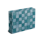 Vinil para Piscina Acqualiner Batu Vert Espessura 0,6 mm Pastilha 8 x 8 cm