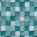 Vinil para Piscina Acqualiner Batu Vert Espessura 0,6 mm Pastilha 8 x 8 cm - Imagem 2