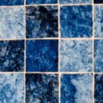 Vinil para Piscina Acqualiner Porto Vecchio Azul Espessura 0,6 mm Pastilha 10 x 10 cm - Imagem 2