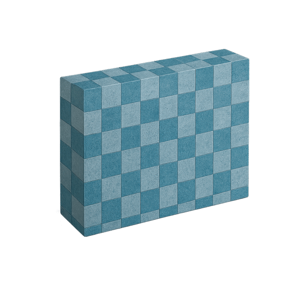 Vinil para Piscina Acqualiner Santorine Espessura 0,6 mm Pastilha 10 x 10 cm