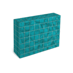 Vinil para Piscina Acqualiner Malibu Verde Espessura 0,6 mm Pastilha 6 x 6 cm