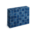 Vinil para Piscina Acqualiner Porto Vecchio Azul Espessura 0,6 mm Pastilha 10 x 10 cm