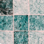 Vinil para Piscina Acqualiner Porto Vecchio Verde Espessura 0,6 mm Pastilha 10 x 10 cm - Imagem 2