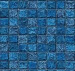 Vinil para Piscina Acqualiner Sukabume Blue Espessura 0,6 mm Pastilha 7 x 7 cm - Imagem 2